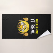 Beekeeper Art BeeKeeping It Real Badehandtuch (Badehandtuch)