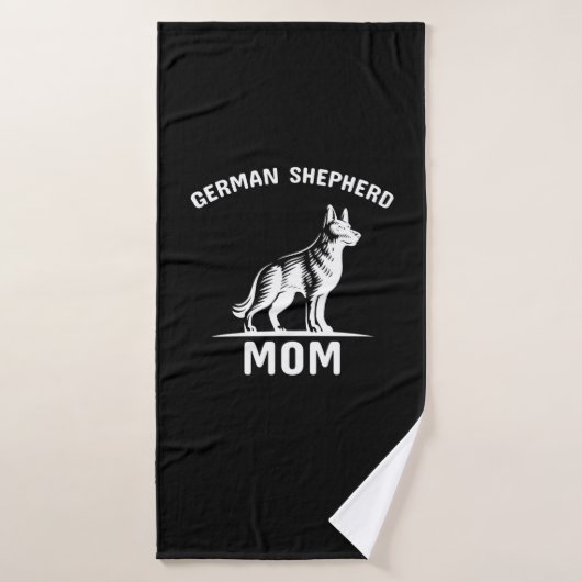 Beekeeper Art German Shepherd Mommy Badehandtuch (Badehandtuch)