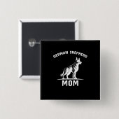 Beekeeper Art German Shepherd Mommy Button (Vorne & Hinten)