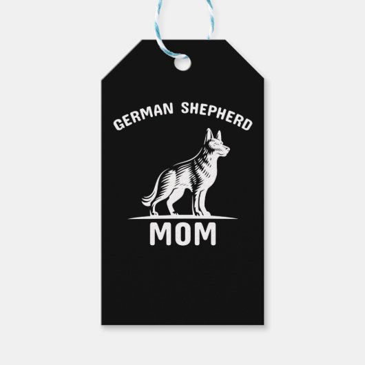 Beekeeper Art German Shepherd Mommy Geschenkanhänger (Vorderseite)