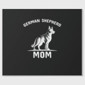 Beekeeper Art German Shepherd Mommy Geschenkpapier (Flach)