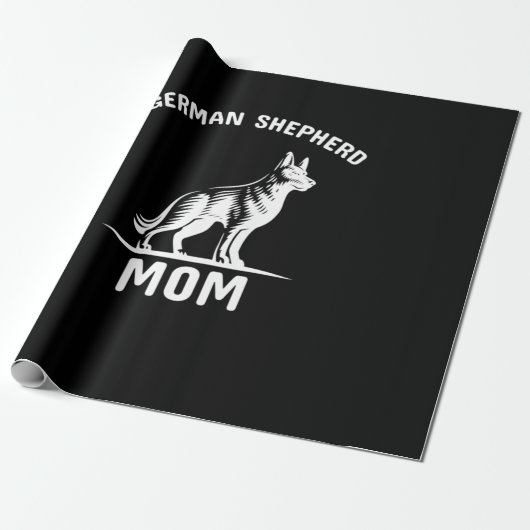 Beekeeper Art German Shepherd Mommy Geschenkpapier (Ungerollt)