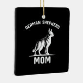 Beekeeper Art German Shepherd Mommy Keramikornament (Rechts)