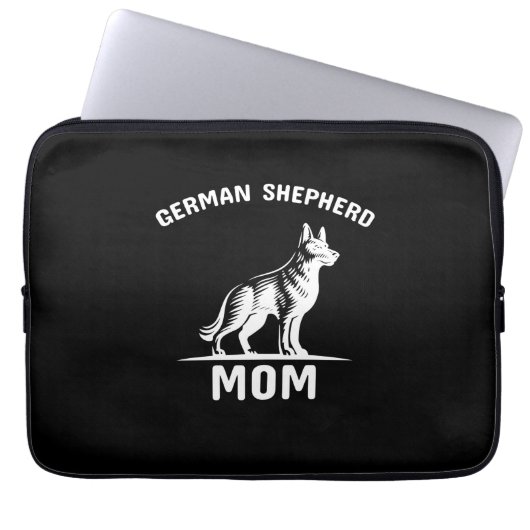 Beekeeper Art German Shepherd Mommy Laptopschutzhülle (Vorderseite)