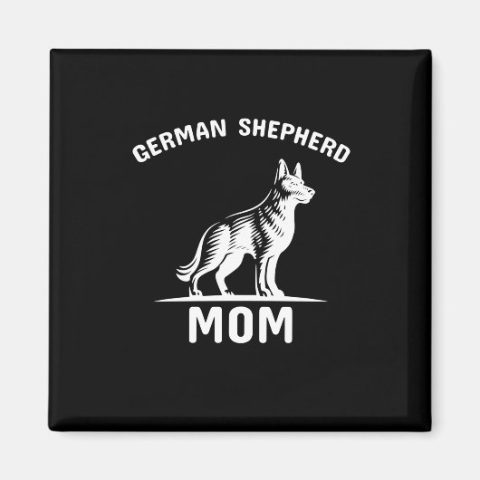 Beekeeper Art German Shepherd Mommy Magnet (Vorne)