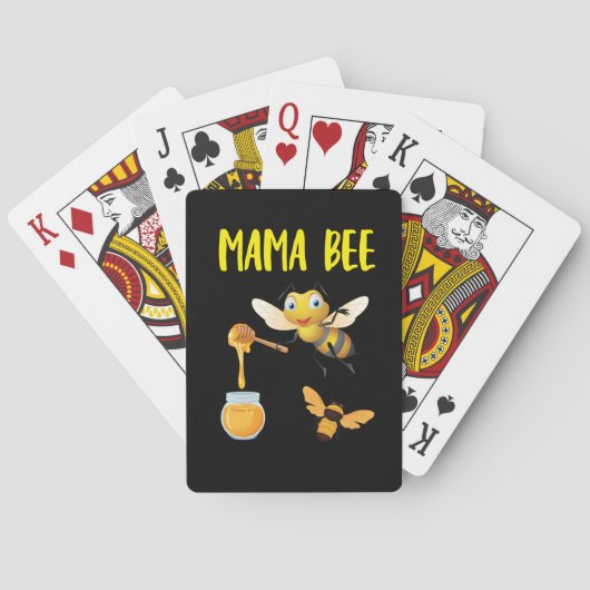 Beekeeper Art Mama Bee Spielkarten (Rückseite)