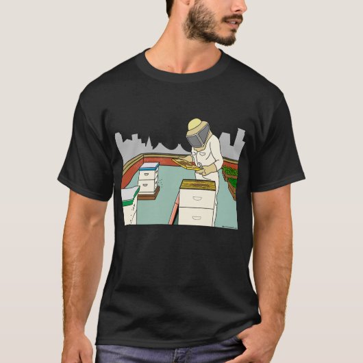 Beekeeper auf dem Dach - T - Shirt (Vorderseite)