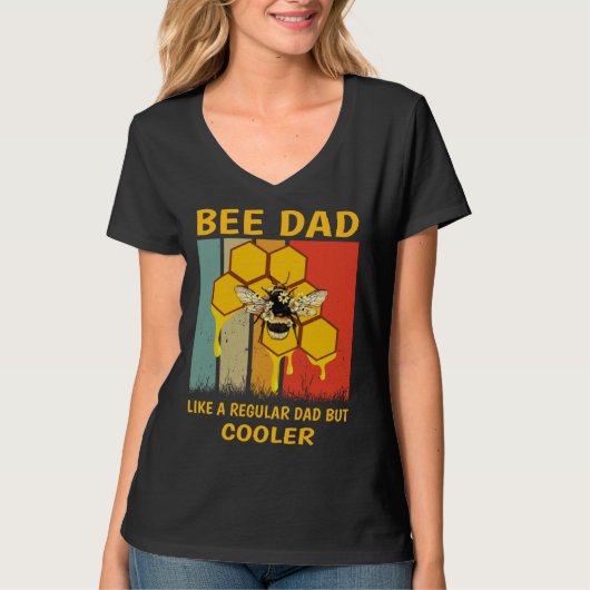 Beekeeper Bee Dad Honey Like A Regular Dad But Coo T-Shirt (Vorderseite)