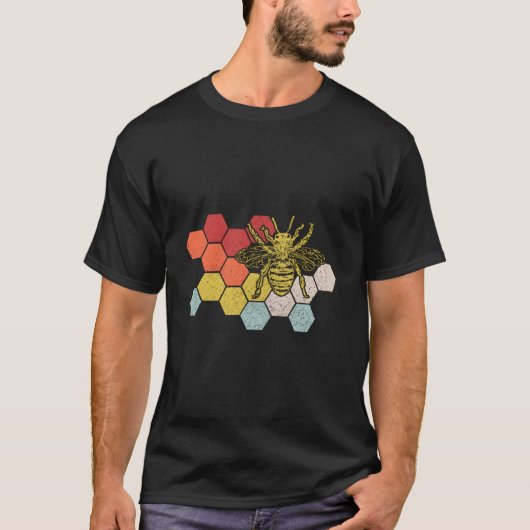 Beekeeper Bee Honeycomb Beekeeg T-Shirt (Vorderseite)