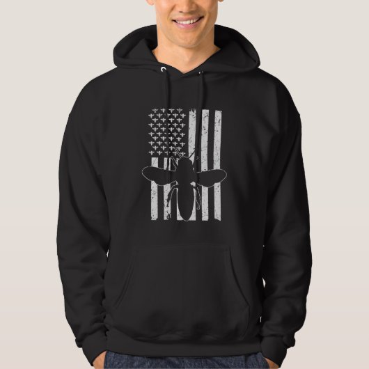 Beekeeper Beekeeping USA Hoodie (Vorderseite)