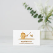Beekeeper Business Card Visitenkarte (Stehend Vorderseite)