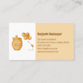 Beekeeper Business Card Visitenkarte (Rückseite)
