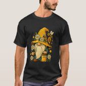 Beekeeper Cute Gnome Floral Bee Summer Botanical G T-Shirt (Vorderseite)
