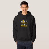 Beekeeper Gift | Bee Work Hard Stay Bumble Hoodie (Vorne ganz)