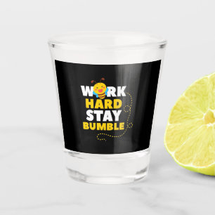 Beekeeper Gift Bee Work Hard Stay Bumble Schnapsglas
