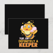 Beekeeper Gift | I Am Definitely A Bee Keeper Postkarte (Vorne/Hinten)