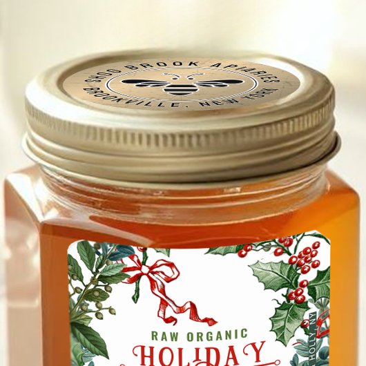 Beekeeper Honeybee Apiary Product Runder Aufkleber