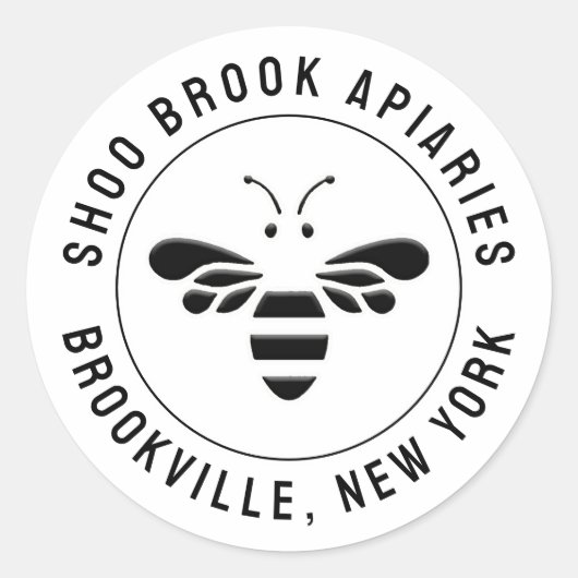 Beekeeper Honeybee Apiary Product Runder Aufkleber (Vorderseite)