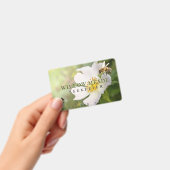 BEEKEEPER ID Abzeichen mit Rose Blume und Bienen Ausweis (Handheld)