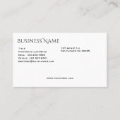 Beekeeper Visitenkarte (Rückseite)