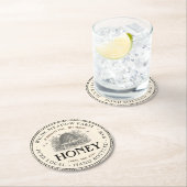 Beekeeper's Ivory Skep Honey Promotion Untersetzer (Vor Ort)