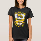 Beekeeping Save The Bees Quote T-Shirt (Vorderseite)