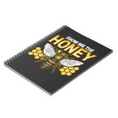 Beekeeping Show Me Honey Honeycomb Nectar Graphic Notizblock (Linke Seite)