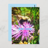 BEELOVE2 POSTCARD POSTKARTE (Vorne/Hinten)