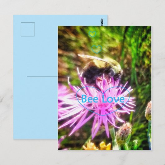 BEELOVE2 POSTCARD POSTKARTE (Vorne/Hinten)