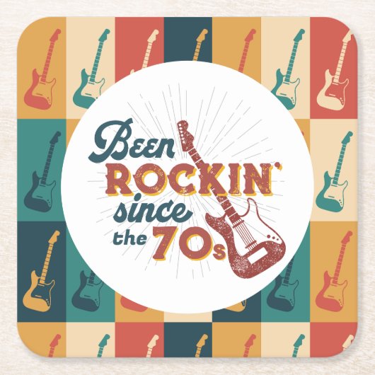 Been Rocking Seit anpassbarem Papier Untersetzer (Vorderseite)