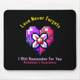 Beende Alzheimer Liebe Vergisst Erinnere Dich Mousepad