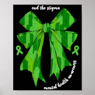 Beende Das Stigma Psychische Gesundheit Bewusstsei Poster