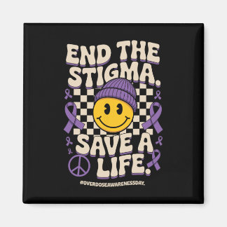 Beende Das Stigma Rette Ein Leben Groovy Überdosis Magnet