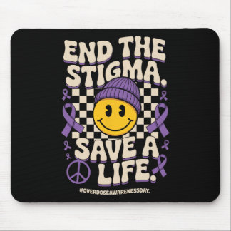Beende Das Stigma Rette Ein Leben Groovy Überdosis Mousepad