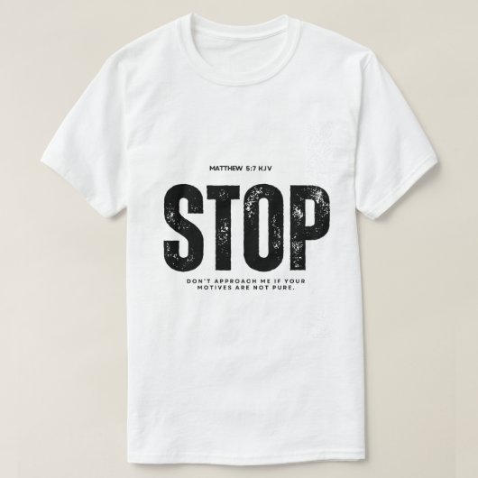 Beende den Kreislauf T-Shirt (Design vorne)