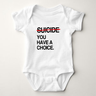 BEENDE SELBSTMORD DU HAST EINE WAHL BABY STRAMPLER