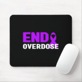 Beende Überdosis-Bewusstsein - Sucht  Mousepad (Mit Mouse)