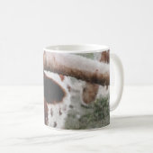 Beenden Impressionist Painted Longhorn Kaffeetasse (VorderseiteRechts)