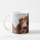 Beenden Impressionist Painted Longhorn Kaffeetasse (Links)