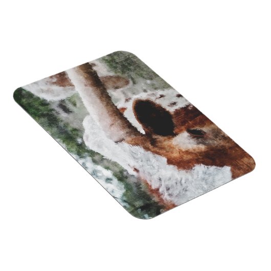 Beenden Impressionist Painted Longhorn Magnet (Rechte Seite)