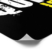 Beenden ist nicht akzeptabel, Gym Workout-Motivati Poster (Ecke)