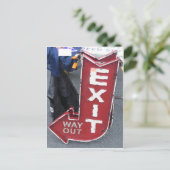 Beenden Postkarte (Stehend Vorderseite)