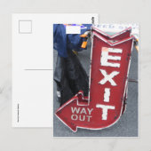 Beenden Postkarte (Vorne/Hinten)