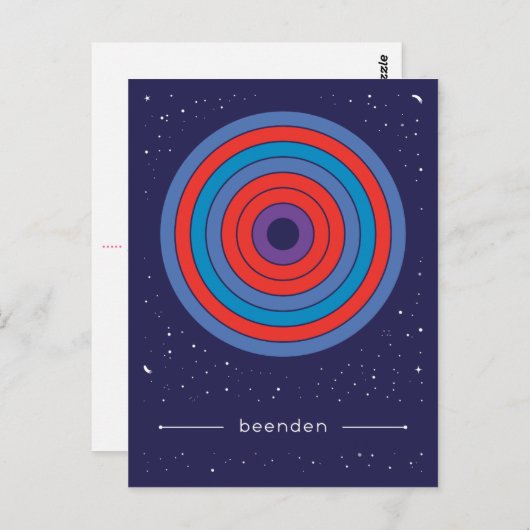 beenden postkarte (Vorne/Hinten)