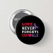 Beenden Sie Alzheimer End Heimer Heimers Awareness Button (Vorne & Hinten)