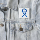 Beenden Sie das Bullying Awareness Blue Ribbon Cus Button (Beispiel)
