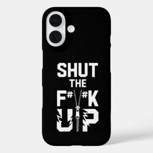 Beenden Sie das F#%K für fett formatiertes grafisc iPhone 16 Hülle