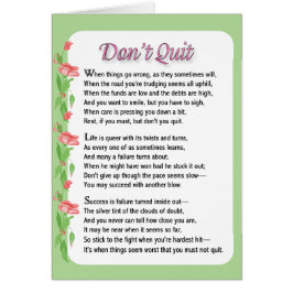 Beenden Sie das Gedicht nicht