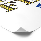 BEENDEN SIE DAS GEFÜTTERT Poster (Ecke)