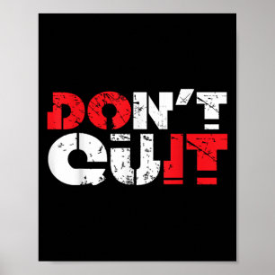 Beenden Sie das Motivierend Zitat Inspirational Me Poster